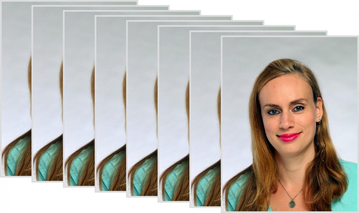 8 Images 35 x 45 mm for Student ID card Germany