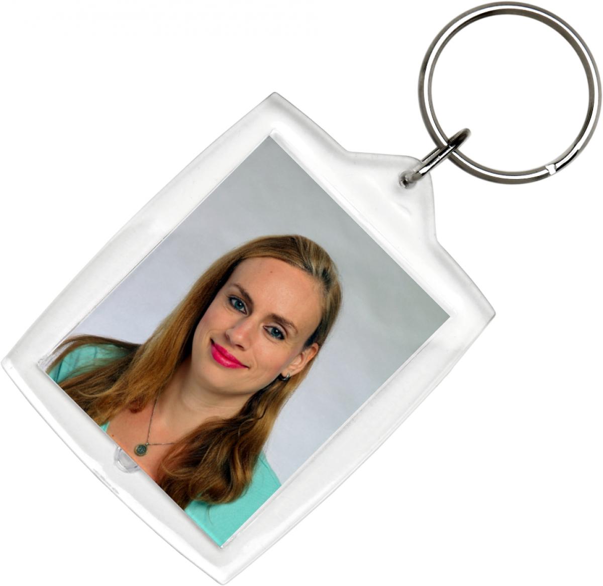 Key Ring Pendant for General Photo 35 x 45 mm